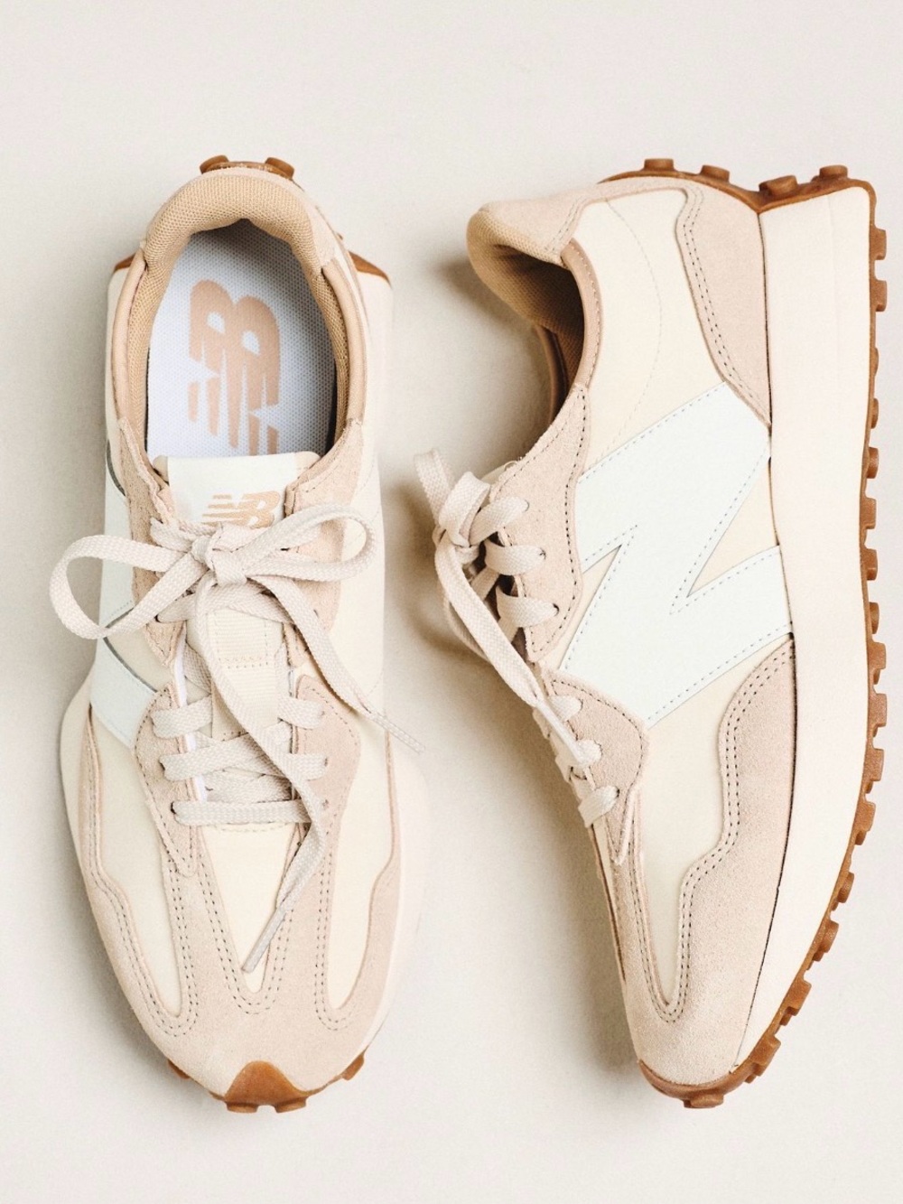 NIB New Balance 327 in Timberwolf/Sea Salt